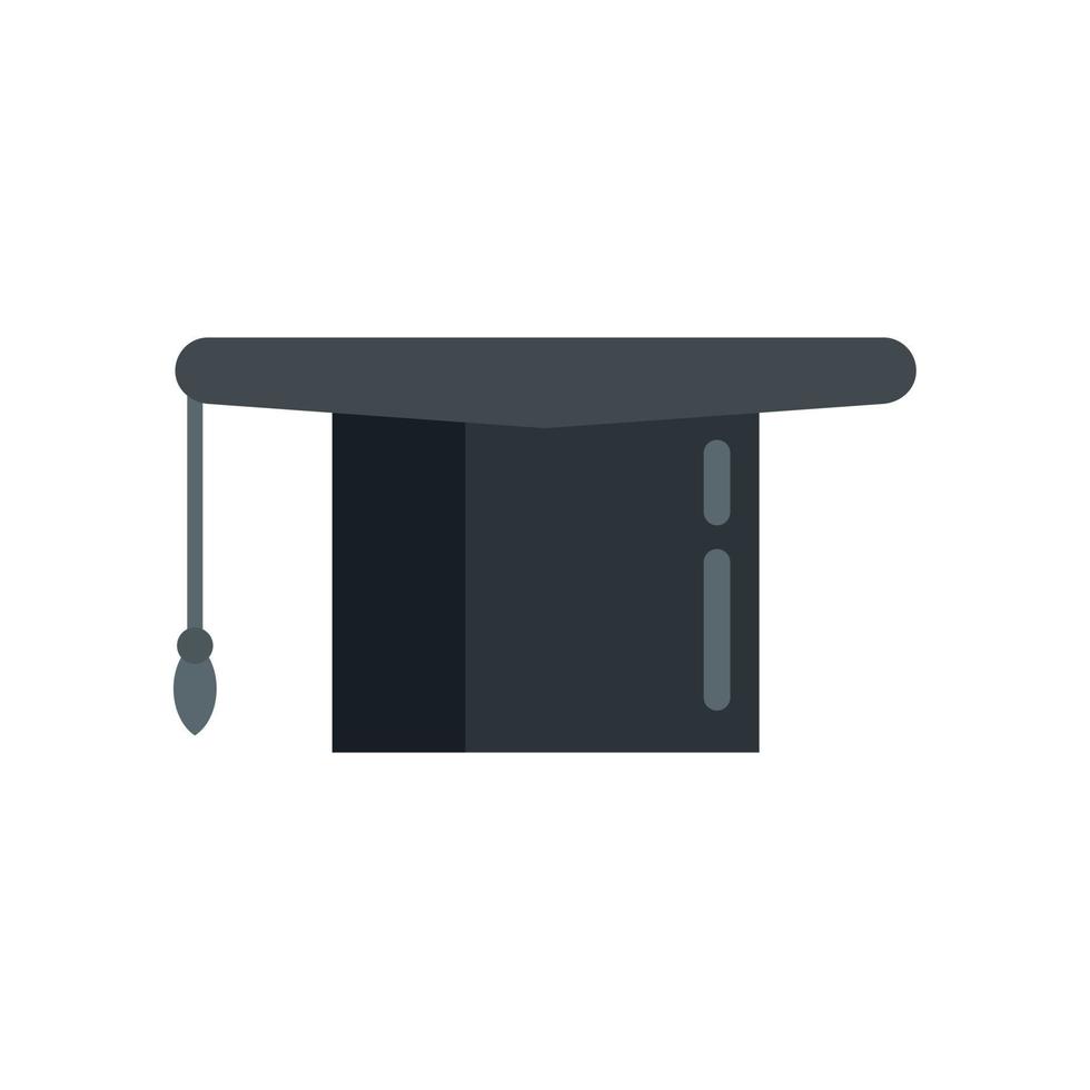 ícone de chapéu de formatura de habilidades para a vida vetor isolado plano