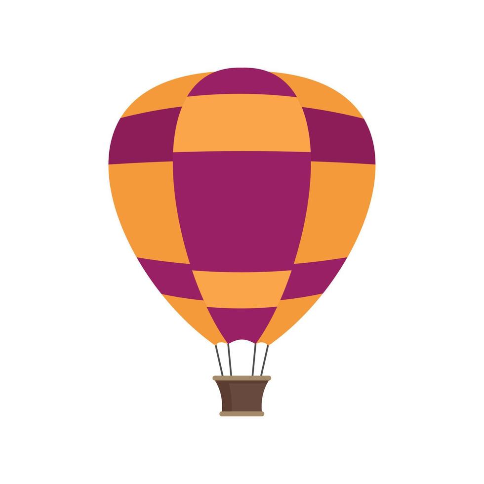 ícone de balão dirigível vetor plano isolado