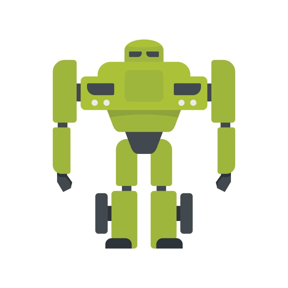 ícone do transformador super robô vetor isolado plano
