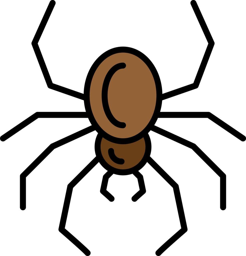 design de ícone criativo de aranha vetor