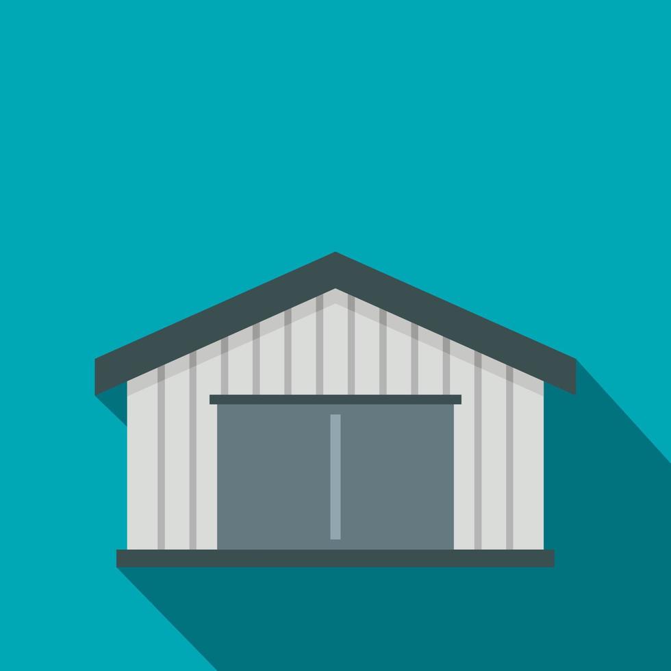 ícone da garagem, estilo simples vetor