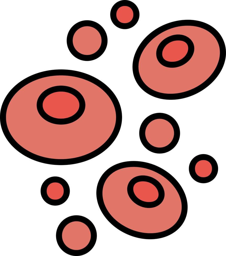 design de ícone criativo de células-tronco vetor