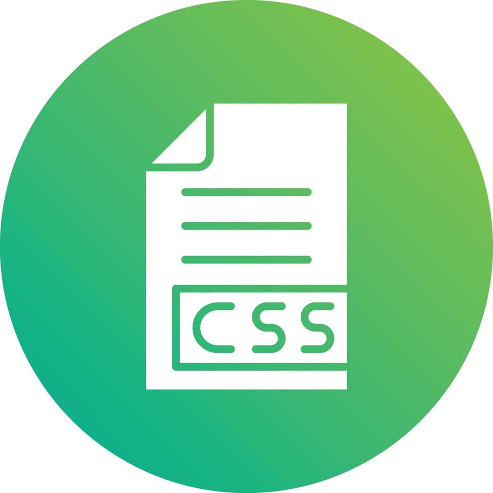 ilustração de design de ícone de vetor css