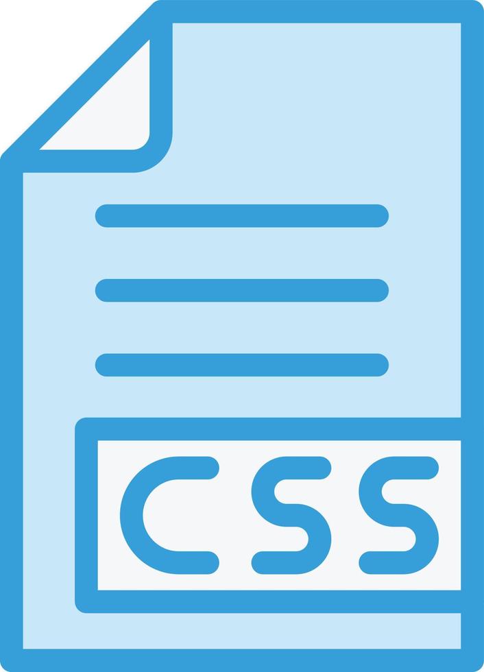 ilustração de design de ícone de vetor css