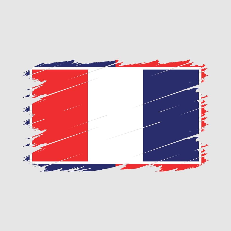 escova de bandeira da frança vetor