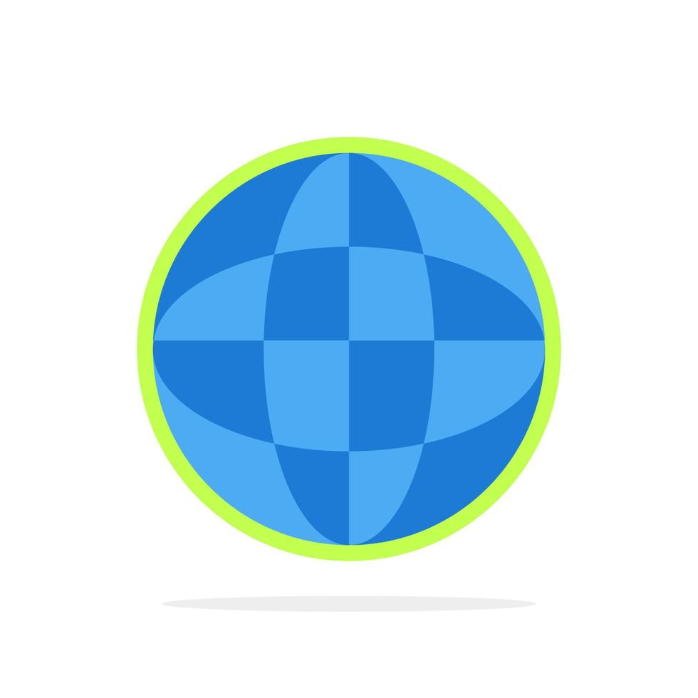 localização global internet mundo abstrato círculo fundo ícone de cor plana vetor