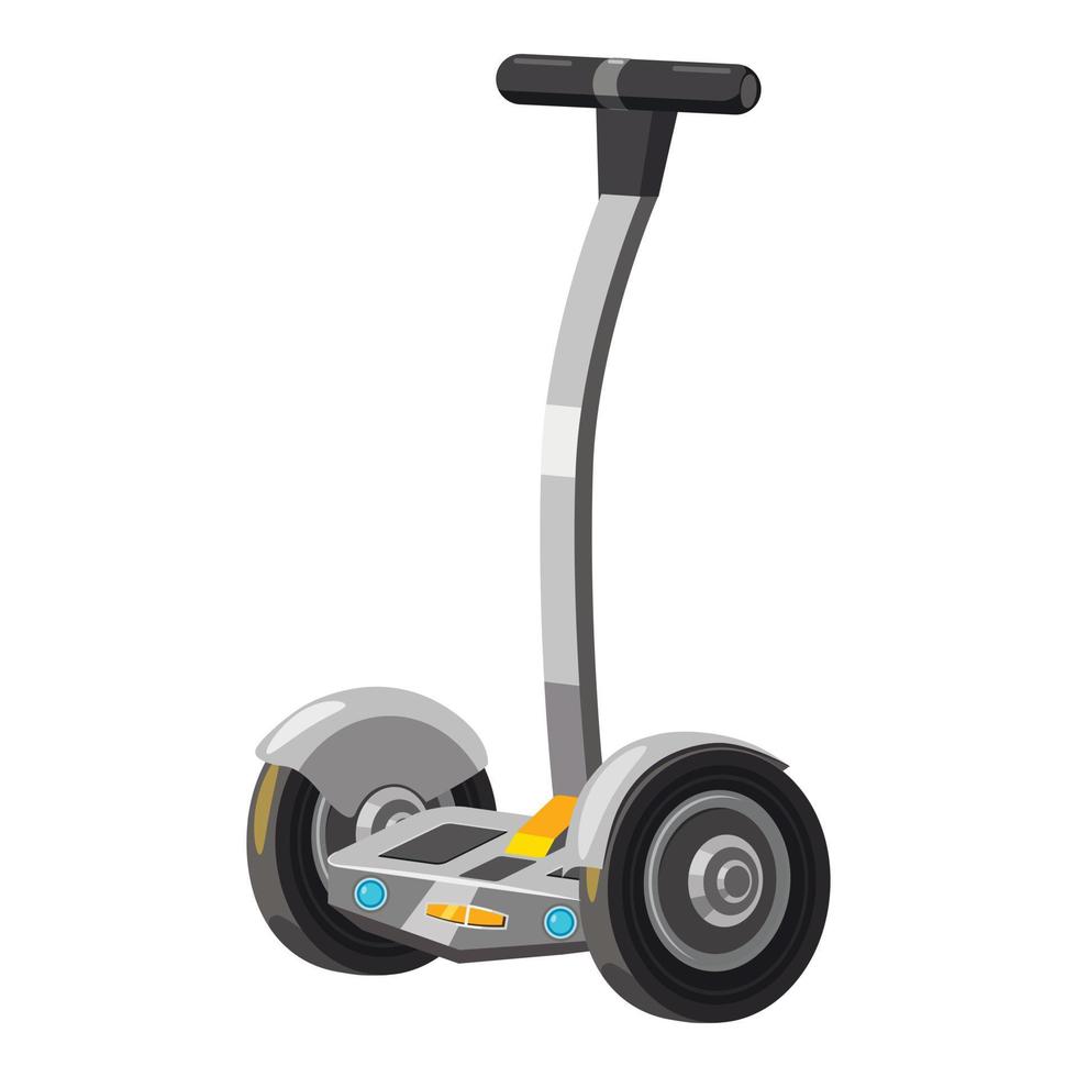 ícone de scooter elétrico, estilo cartoon vetor