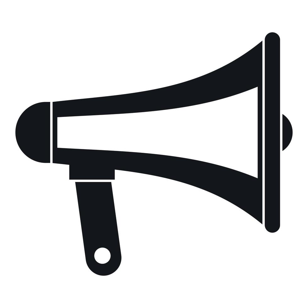 ícone de alto-falante, estilo simples vetor