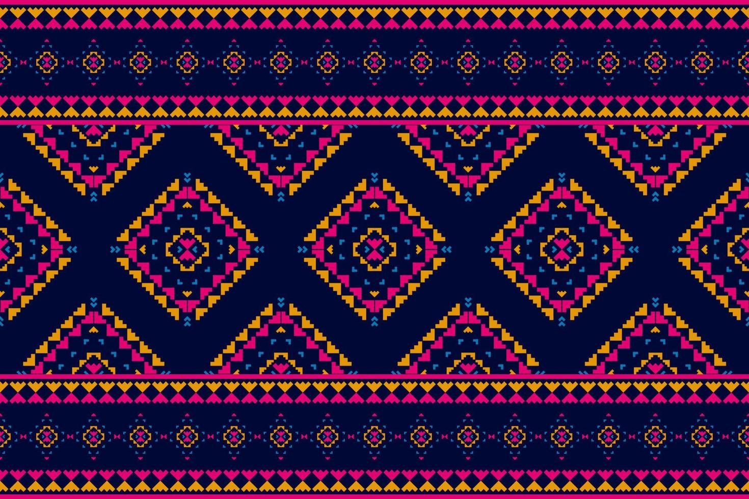 tapete étnico tribal arte padrão. padrão sem emenda étnico geométrico em tribal. estilo mexicano. vetor
