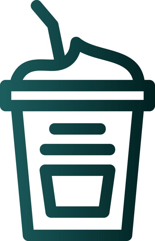 design de ícone de vetor de frappuccino