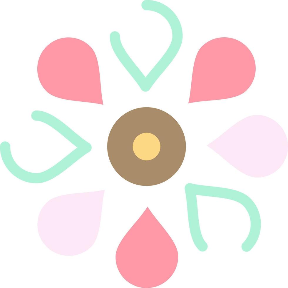 flor sol flor floral natureza primavera ícone de cor plana vetor ícone modelo de banner