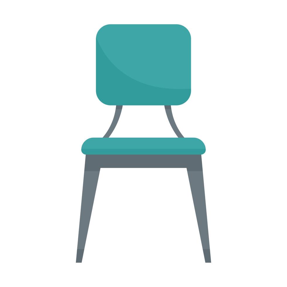 ícone de cadeira ao ar livre de couro vetor plano isolado