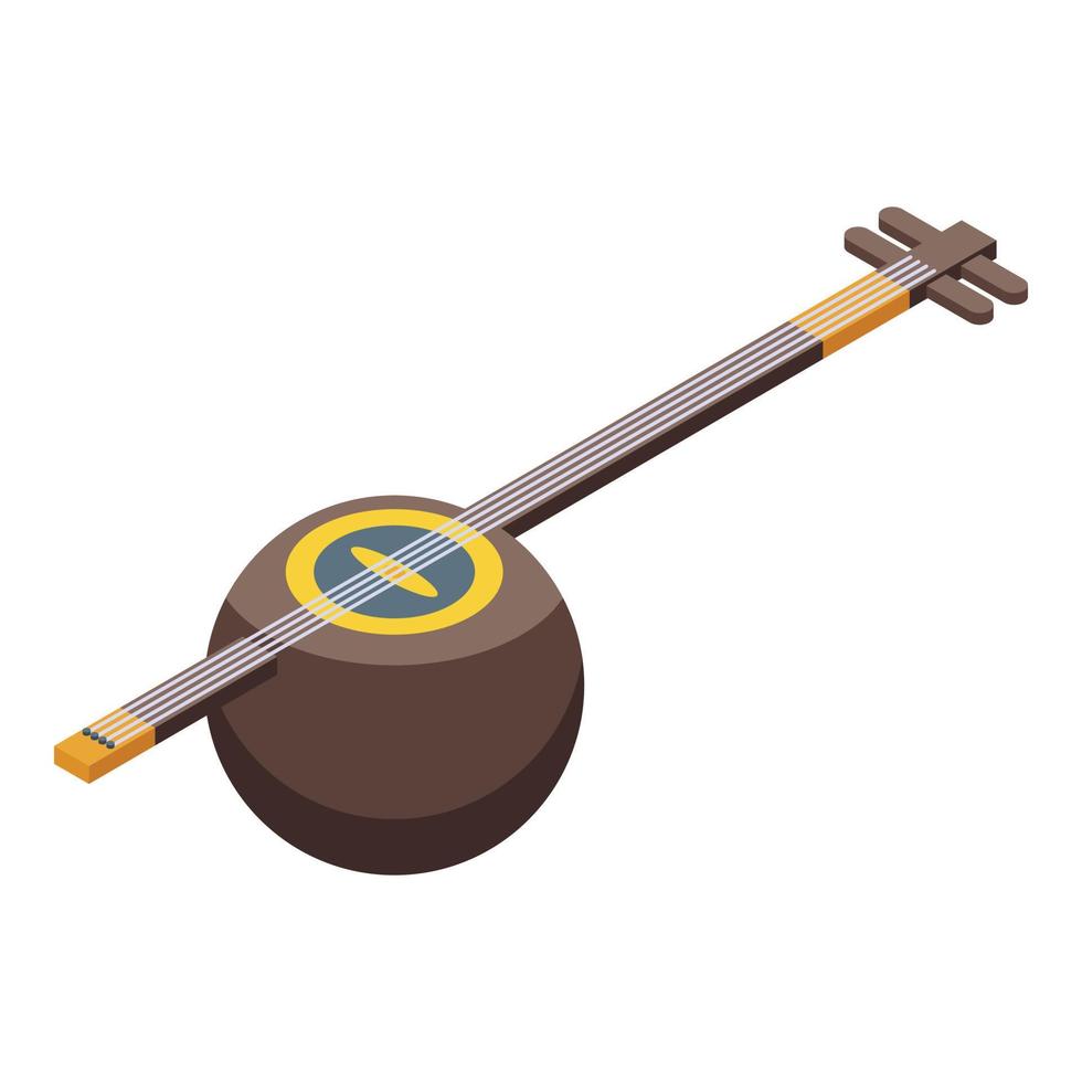 vetor isométrico do ícone do instrumento musical de Armênia. feriado da bandeira