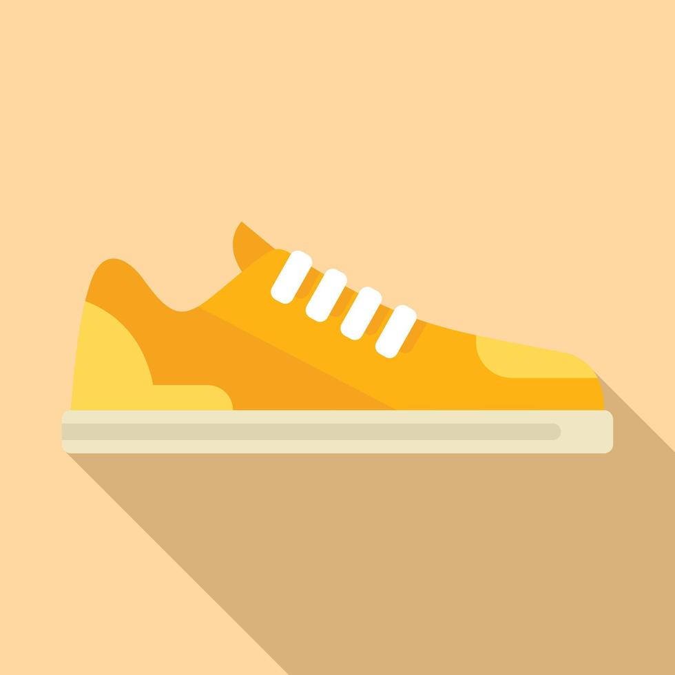 vetor plano de ícone de tênis de venda. sapato esporte