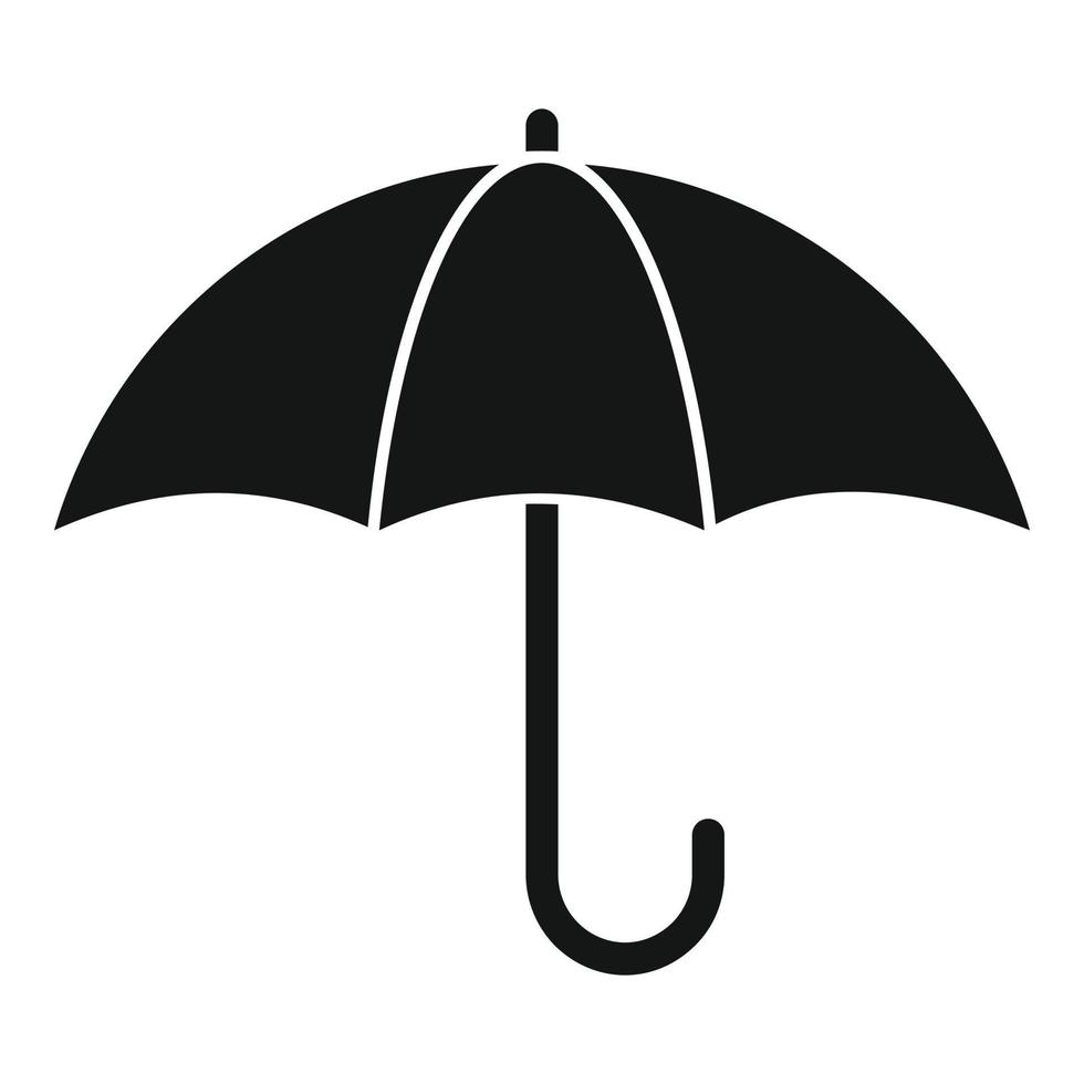 vetor simples de ícone de confiança de guarda-chuva. acordo de amor