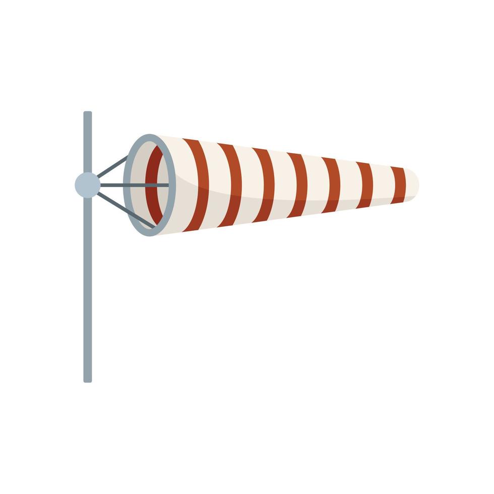 ícone de bandeira de direção do vento vetor plano isolado