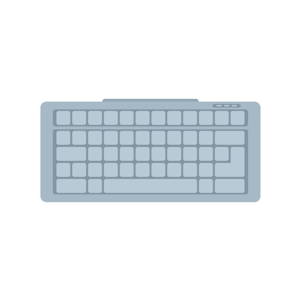vetor plano isolado do ícone do teclado do dispositivo