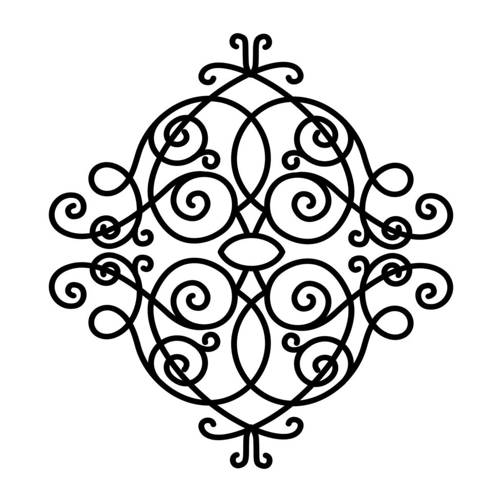 design de vetor de ornamento de moldura clássica