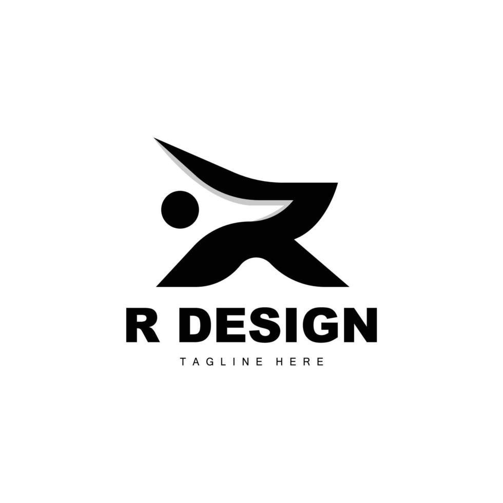 logotipo da letra r, vetor de alfabeto, design inicial do logotipo da marca do produto r