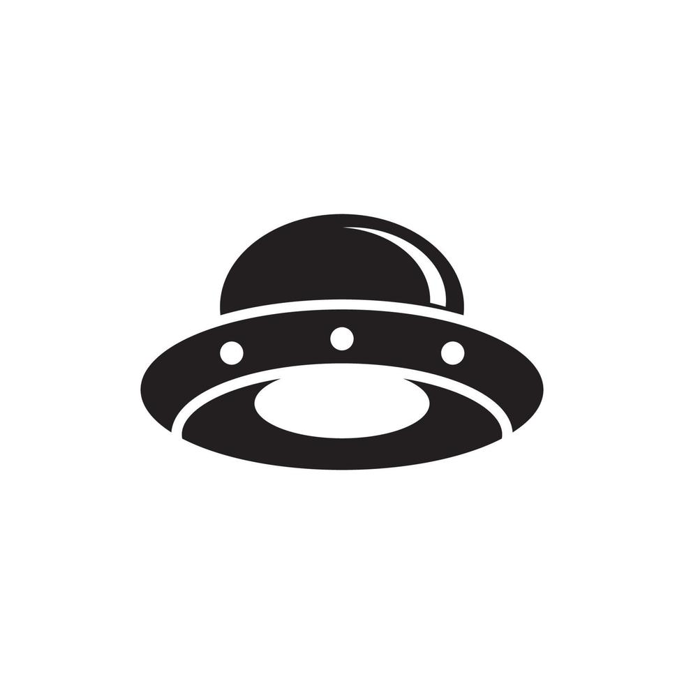 ilustração de modelo de logotipo de vetor de ufo