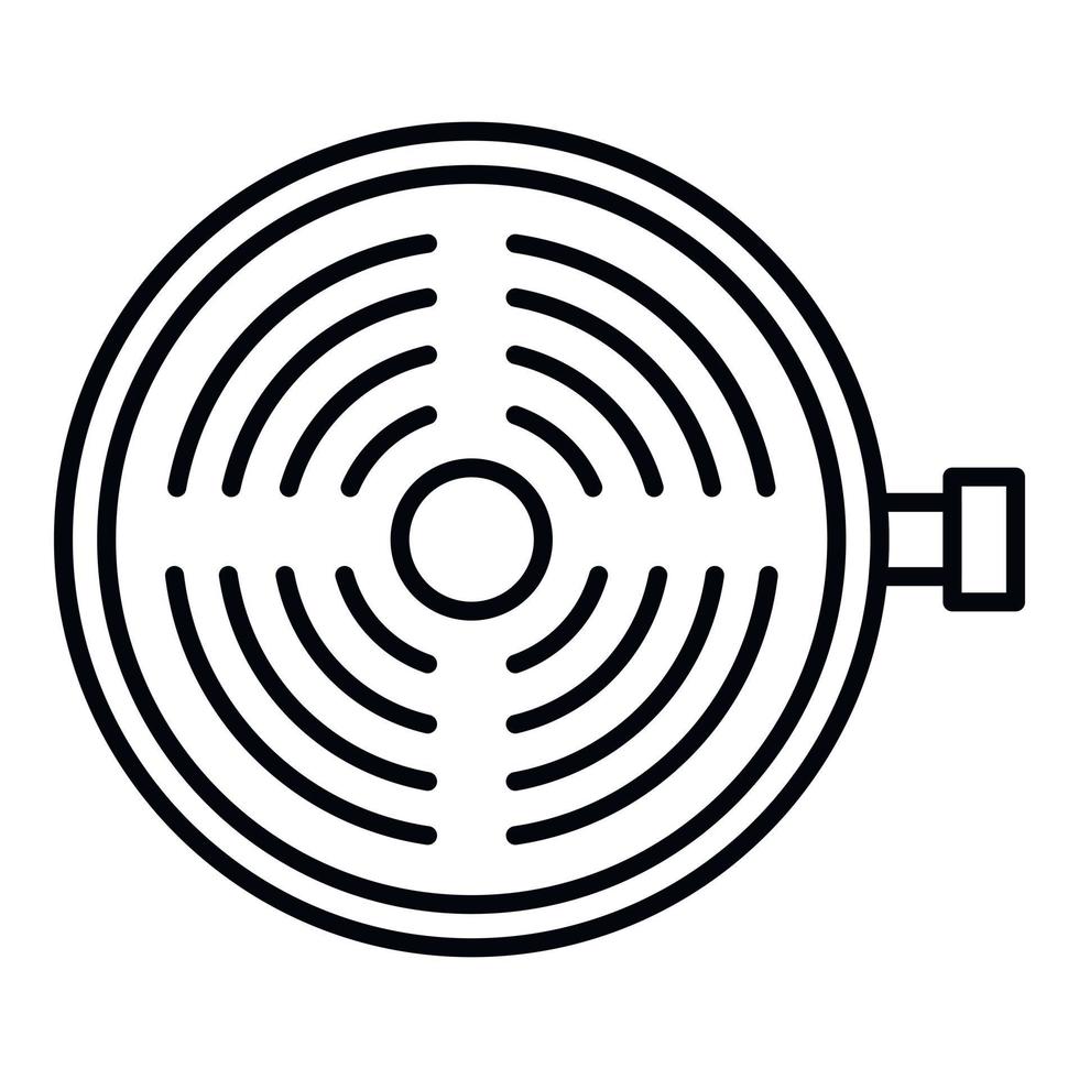 ícone de filtro de piscina, estilo de estrutura de tópicos vetor