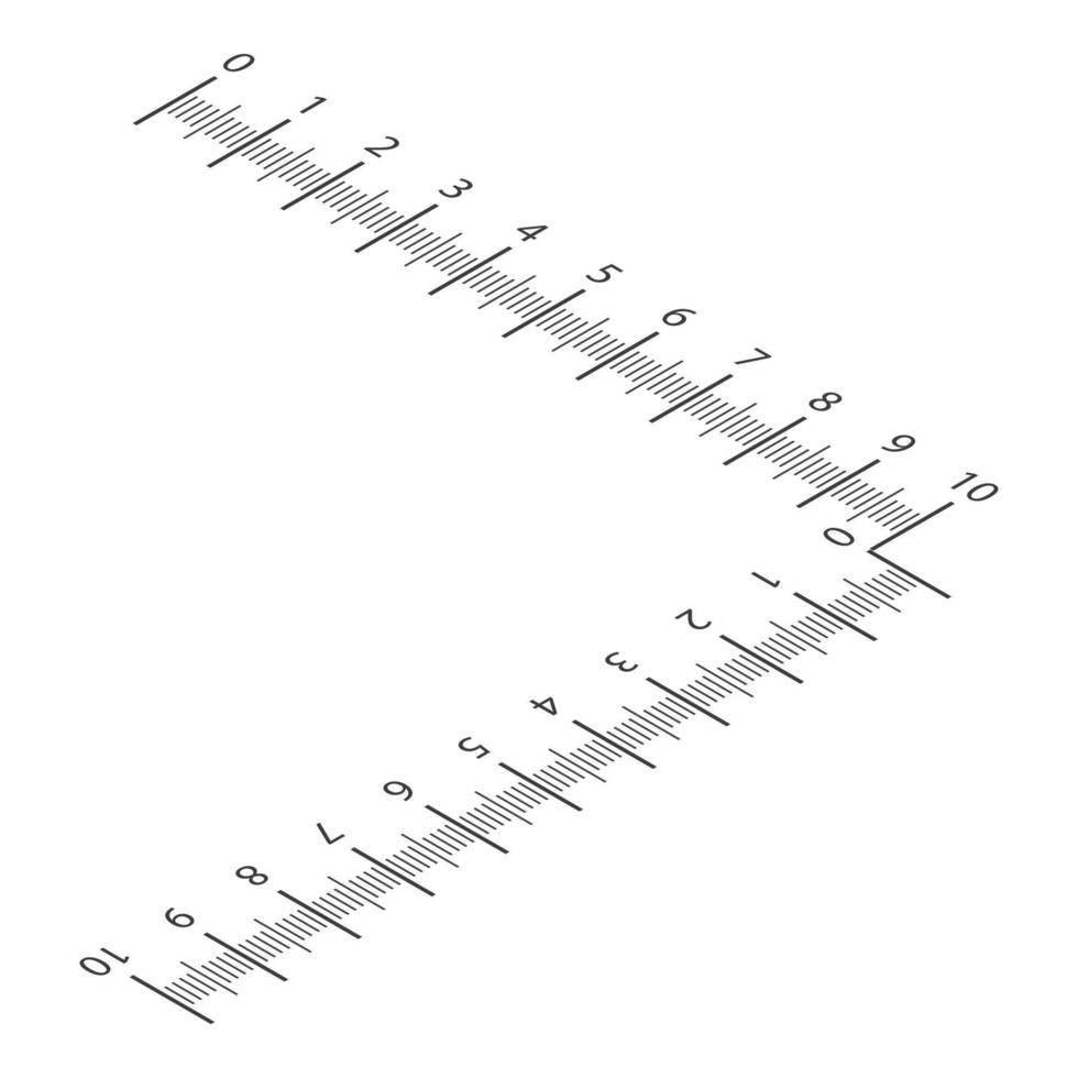 ícone de medida de centímetro, estilo isométrico vetor