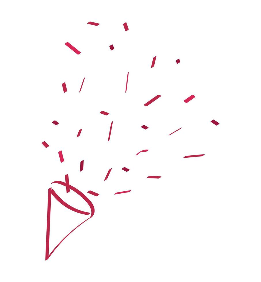 doodle ilustração vetorial de fogos de artifício isolada em fundo transparente vetor