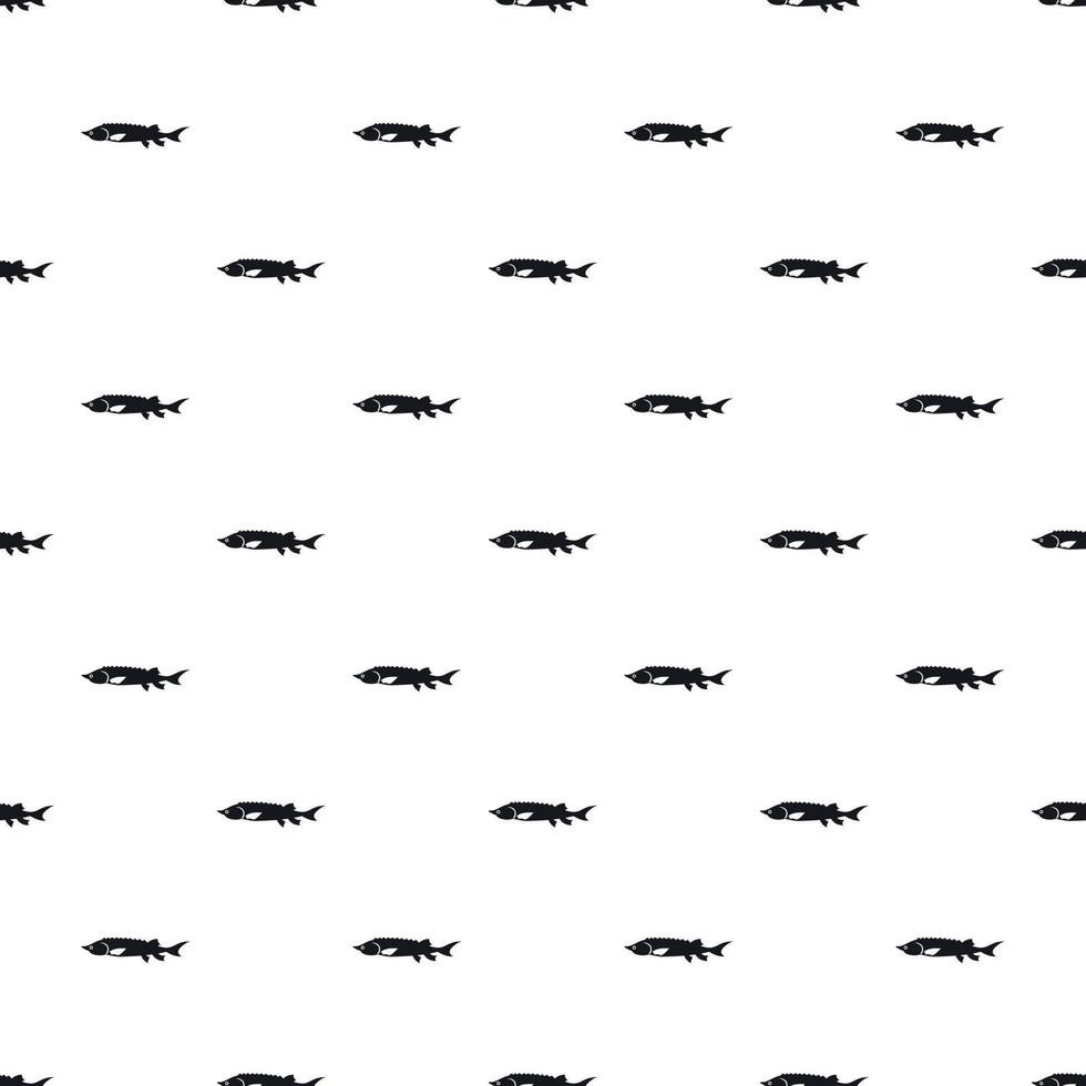 padrão de peixe estrelado, estilo simples vetor