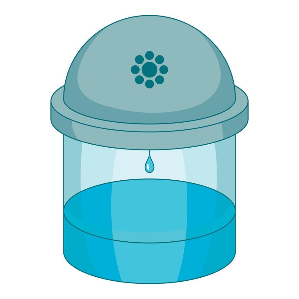 ícone do filtro de água, estilo cartoon vetor