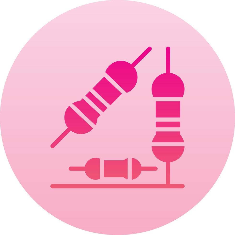 ícone de vetor de resistor