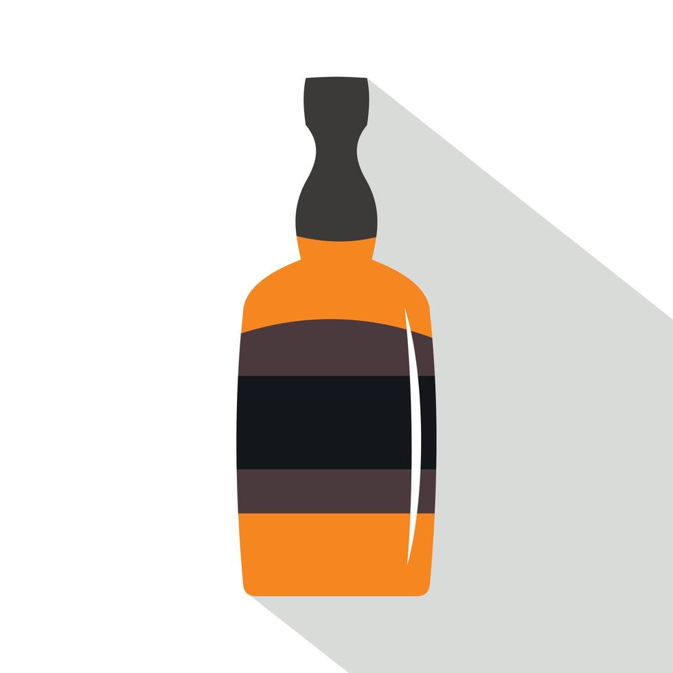 ícone de garrafa de conhaque, estilo simples vetor