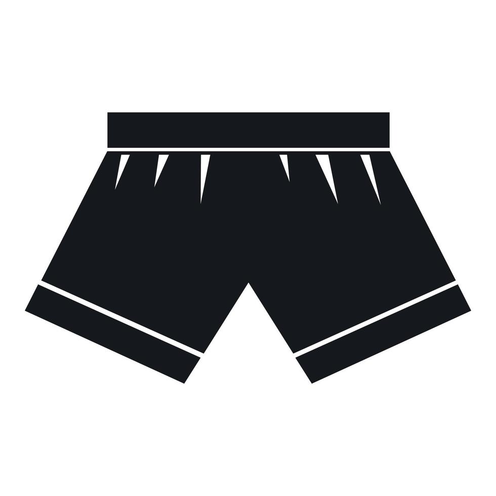 ícone de cueca masculina, estilo simples vetor