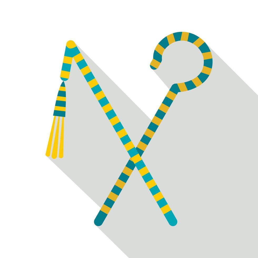 ícone de símbolos do faraó, estilo simples vetor