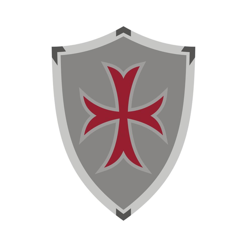 ícone de escudo protetor, estilo simples vetor