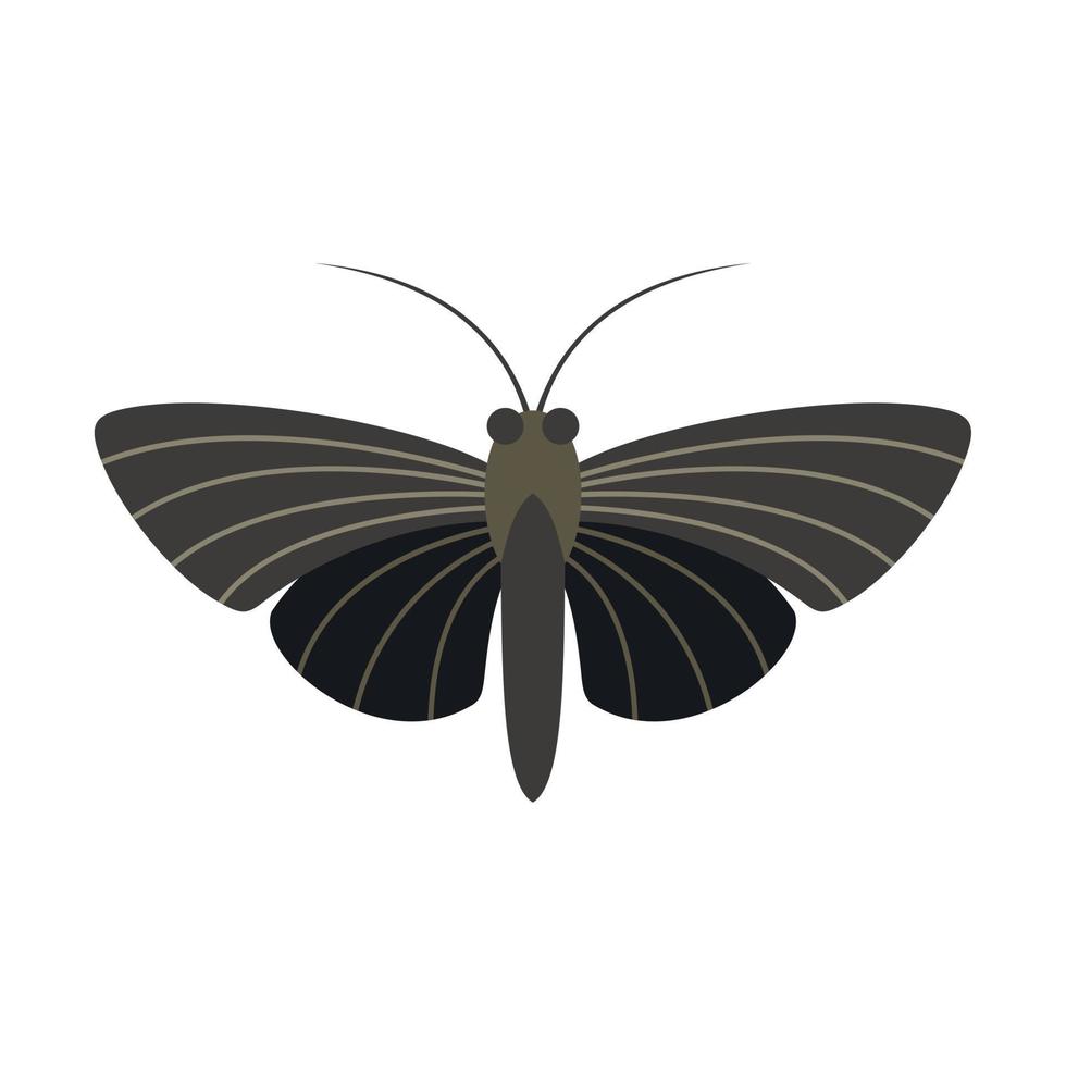 borboleta com ícone de asas pequenas, estilo simples vetor