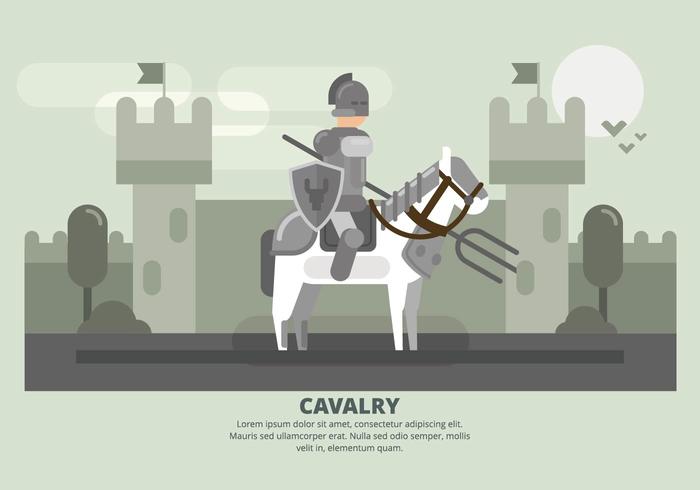 Ilustração da cavalaria vetor