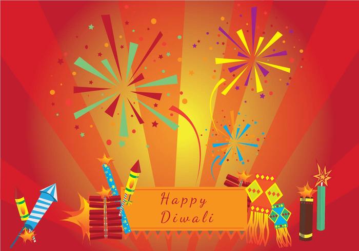 Feliz Festival Diwali vetor
