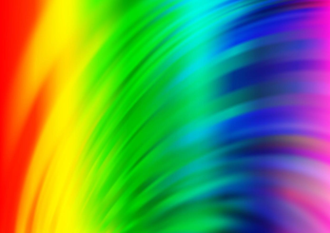 luz multicolorida, modelo de vetor de arco-íris com linhas dobradas.