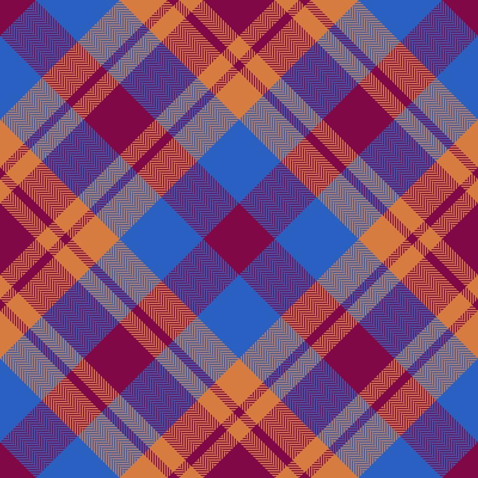 verifique o padrão do tecido. têxtil tartan de fundo. textura de vetor xadrez sem costura.