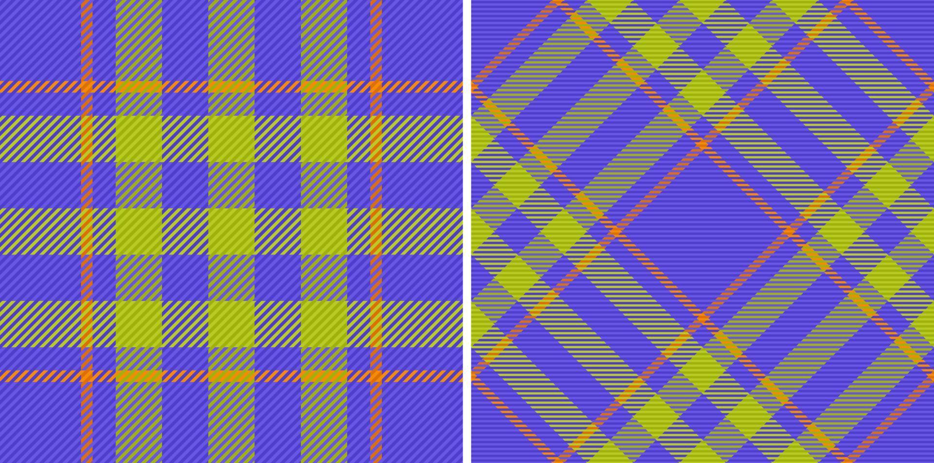 tecido de fundo tartan. verifique o padrão de textura. vetor têxtil xadrez sem costura.