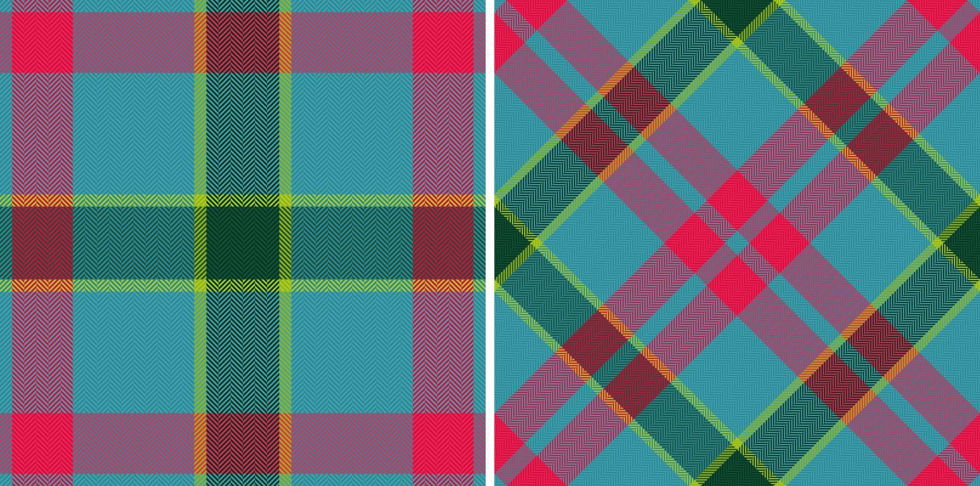 verificação de antecedentes tartan. padrão xadrez sem emenda. vetor de tecido de textura têxtil.