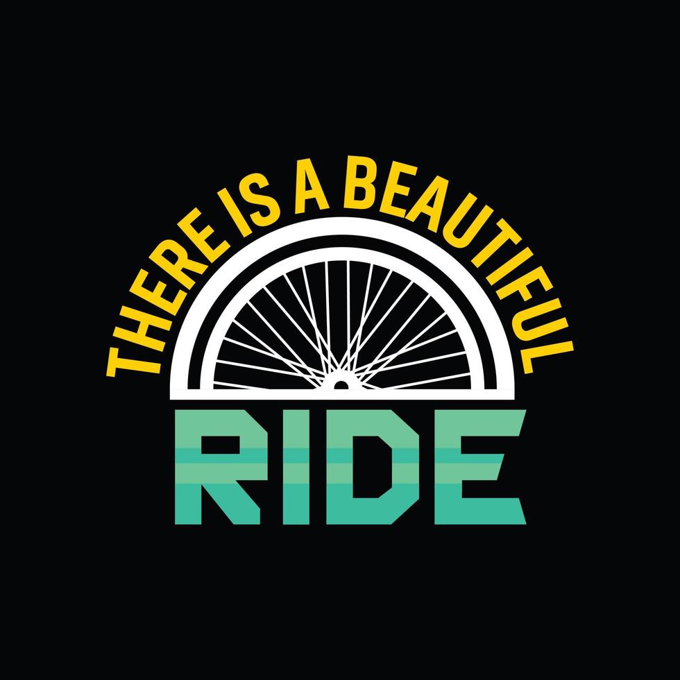 há um belo design de camiseta de vetor de passeio. design de camiseta de bicicleta. pode ser usado para imprimir canecas, designs de adesivos, cartões comemorativos, pôsteres, bolsas e camisetas.