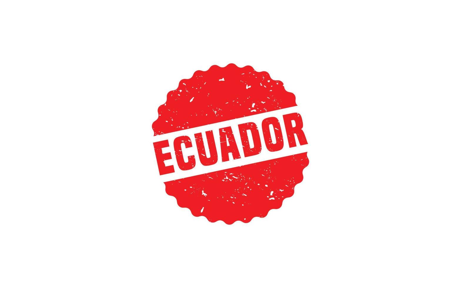 borracha de carimbo do equador com estilo grunge em fundo branco vetor