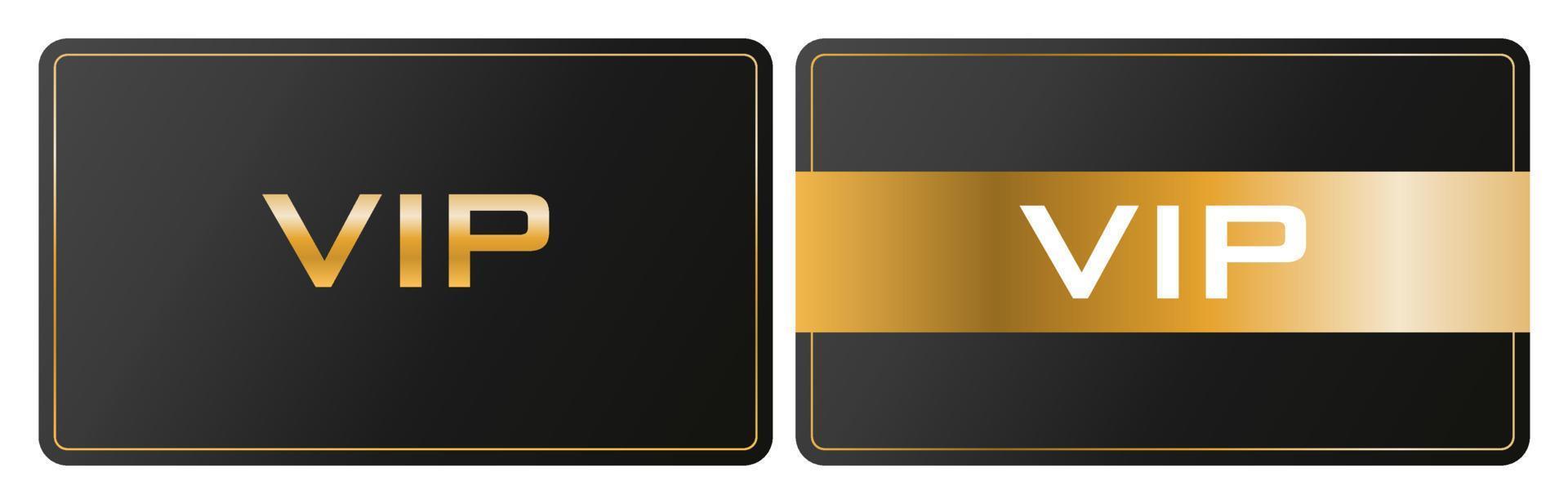 projeto de vetor de cartão de membro vip. símbolo de identidade premium