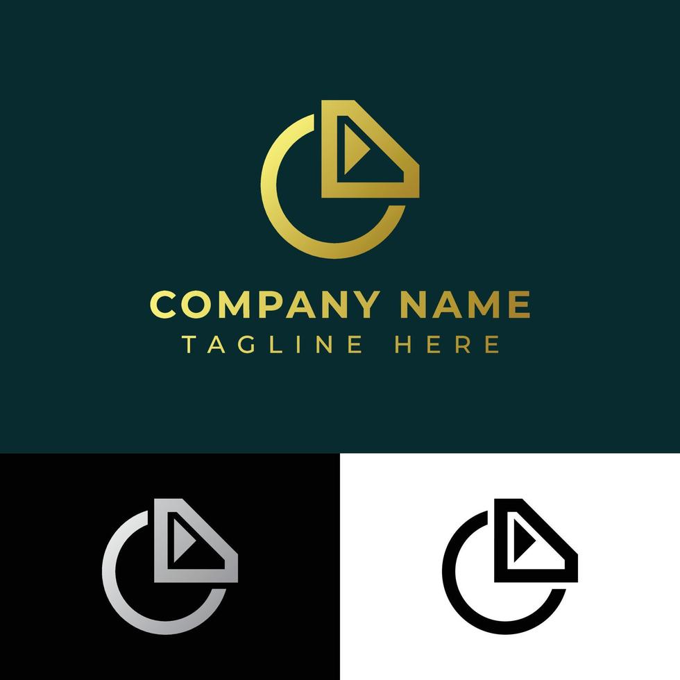 logotipo do anel de diamante da letra c ou logotipo da joia da letra c, adequado para qualquer negócio relacionado ao diamante com iniciais c. vetor