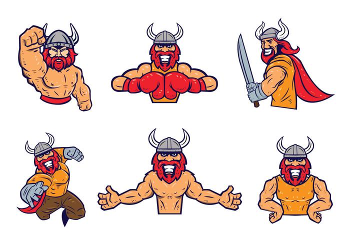 Vetor Vikings Mascot Grátis