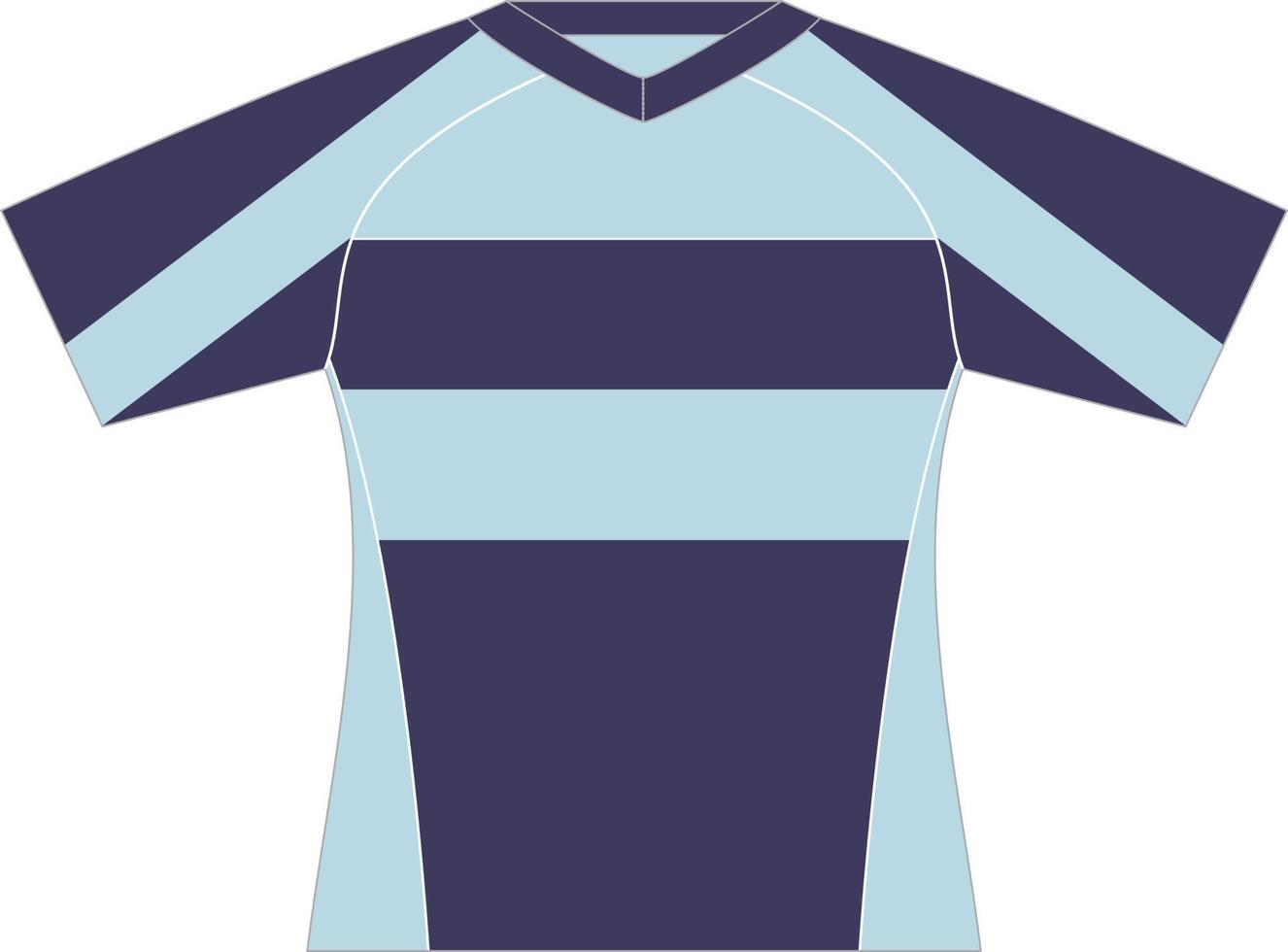 modelo de design esportivo de camiseta para camisa de futebol. uniforme esportivo em vista frontal. camiseta simulada para clube esportivo. ilustração vetorial vetor