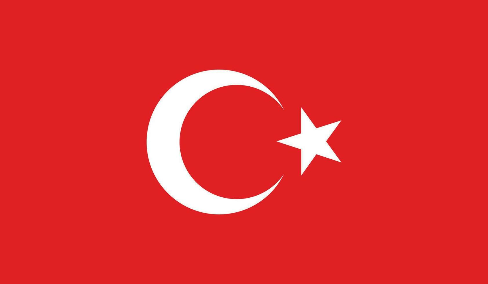 design de bandeira da turquia vetor