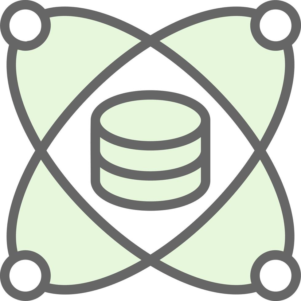 design de ícone de vetor de ciência de dados