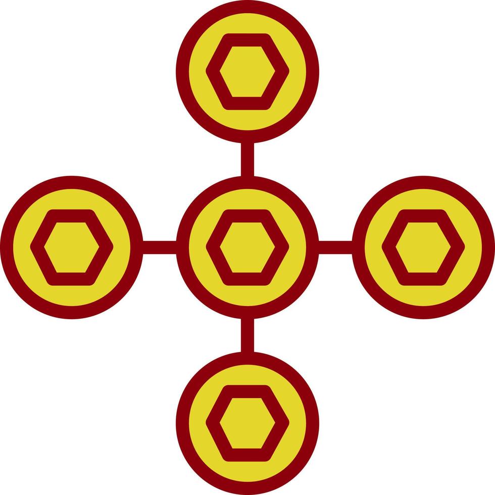 design de ícones vetoriais de interações biomoleculares vetor